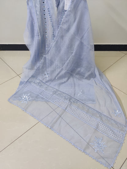 Ice Blue Mirror Laced 2pc