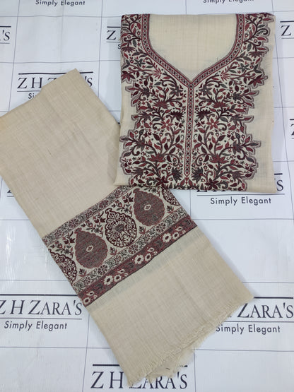 Foan Ivory Kani Pashmina 3pc