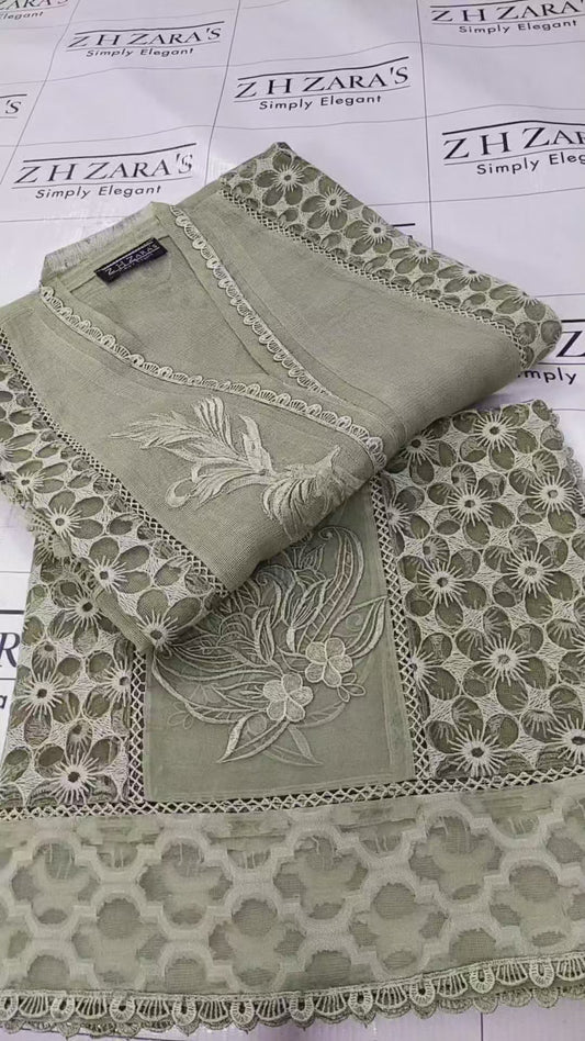 Olive Green Pari 2pc