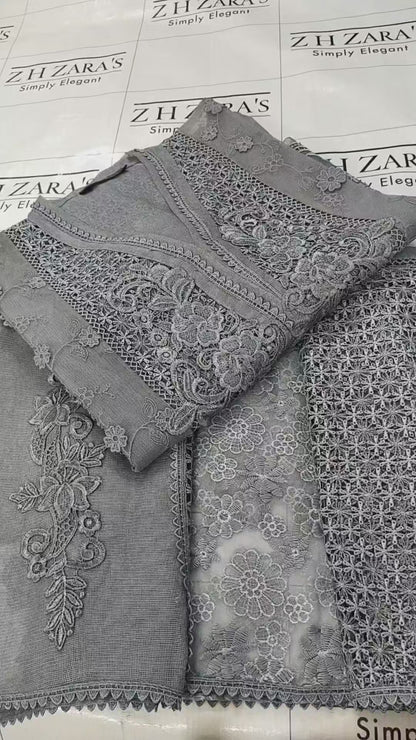 Grey Premium Crochet 2pc